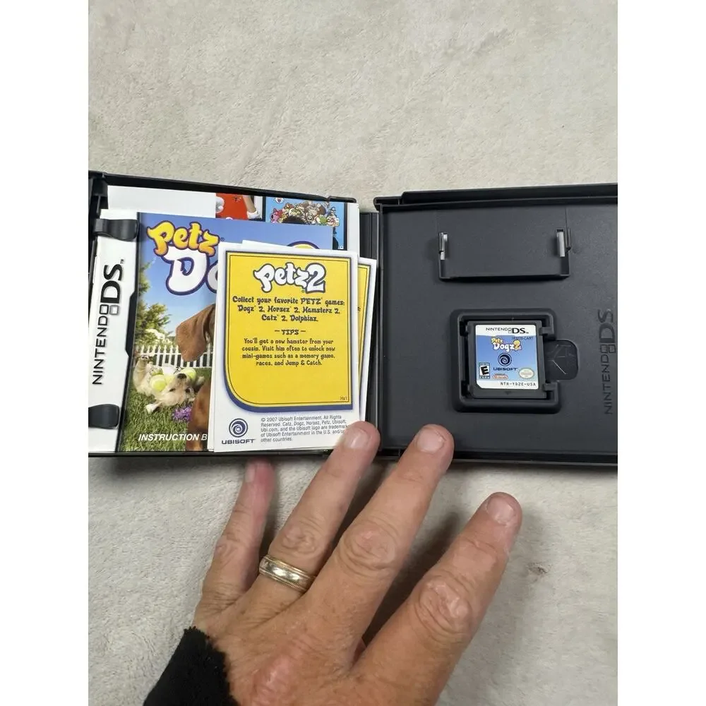 Petz Dogz 2 Nintendo DS Complete CIB Tested Authentic Ubisoft